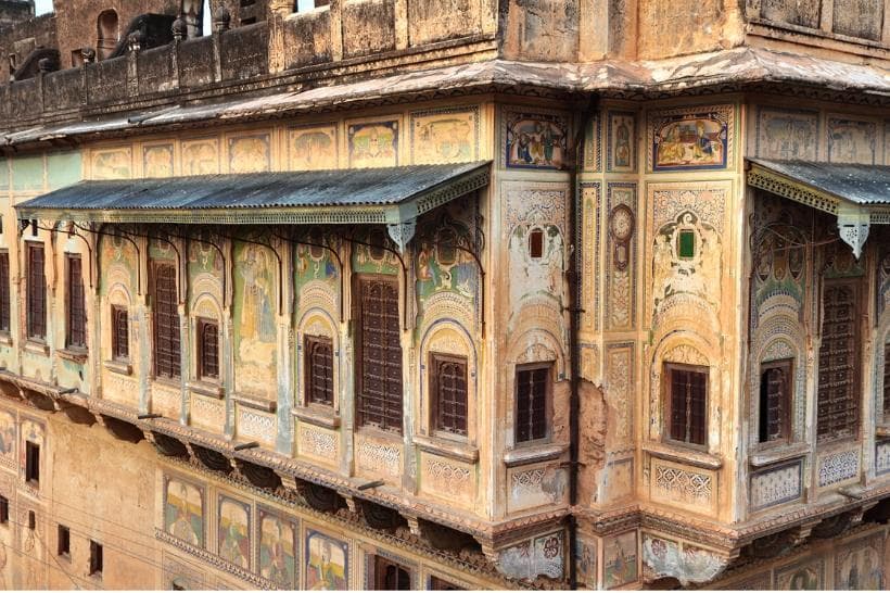 Mandawa heritage havelis in Rajasthani Heritage Tour Package by India Heritage Travel