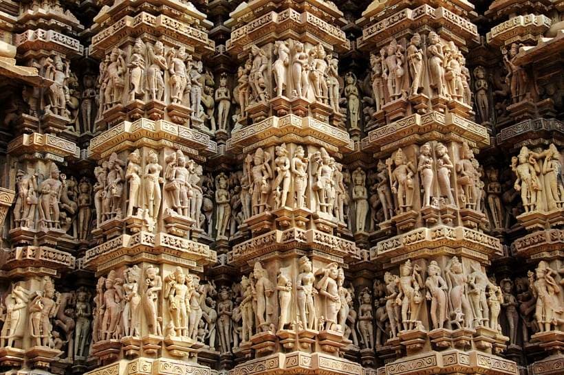 Khajuraho UNESCO temple complex in Mystical North India Discovery Tour by India Heritage Travel