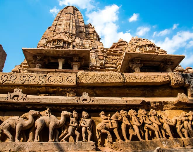 Khajuraho temple complex in North India Cultural Tour by India Heritage Travel