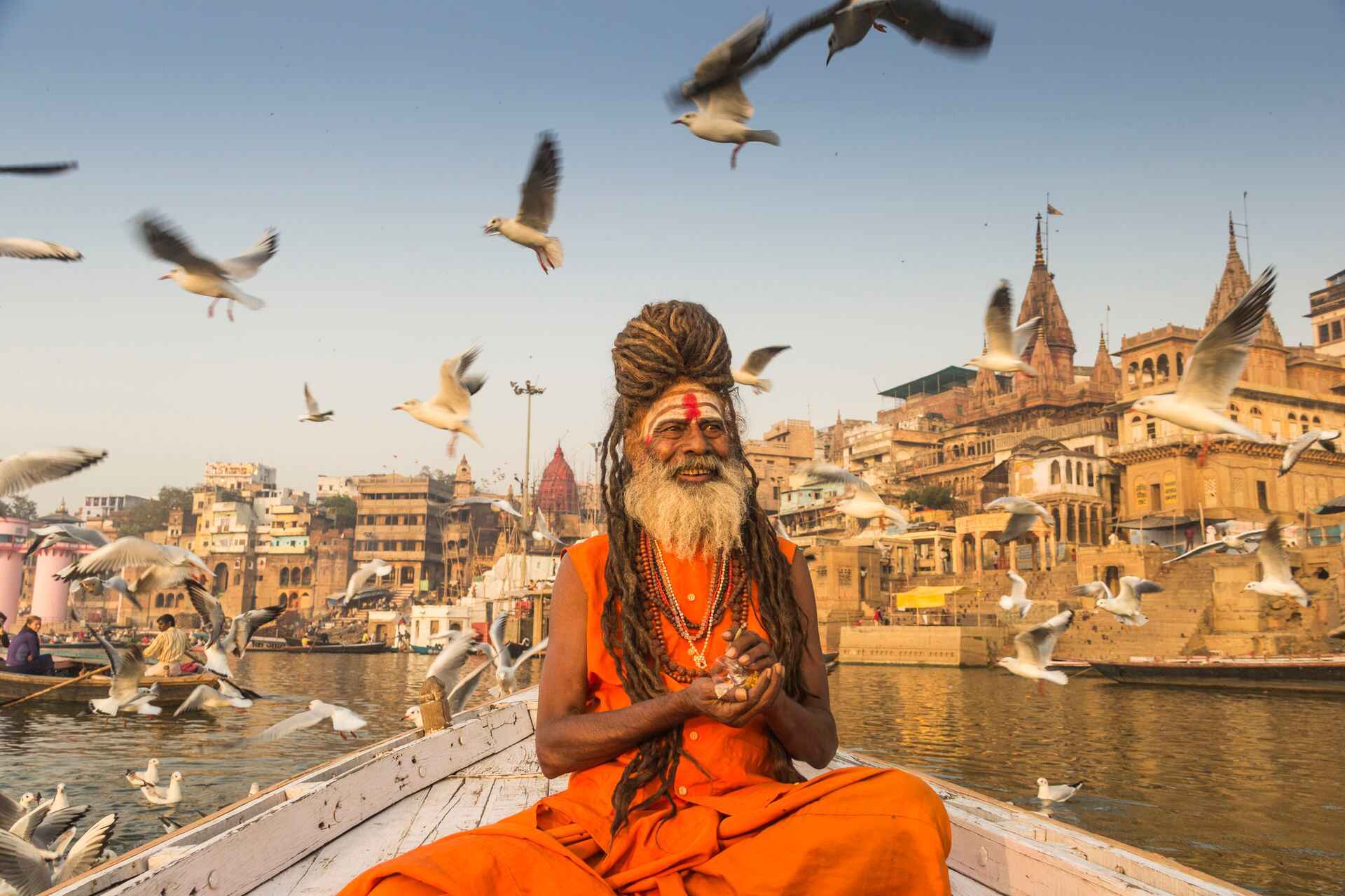 Varanasi Ganga Ghats in North India Cultural Tour by India Heritage Travel