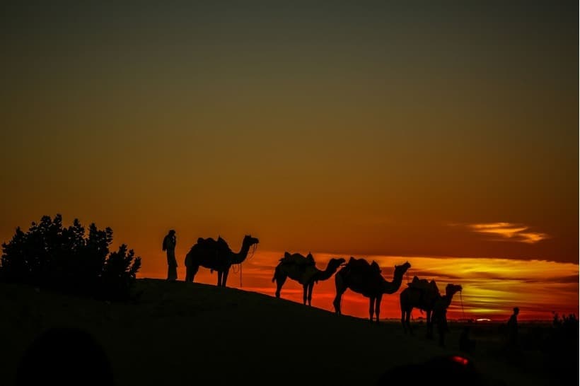 Jaisalmer desert landscape in Royal Rajasthan and Sacred Ganges Tour by India Heritage Travel