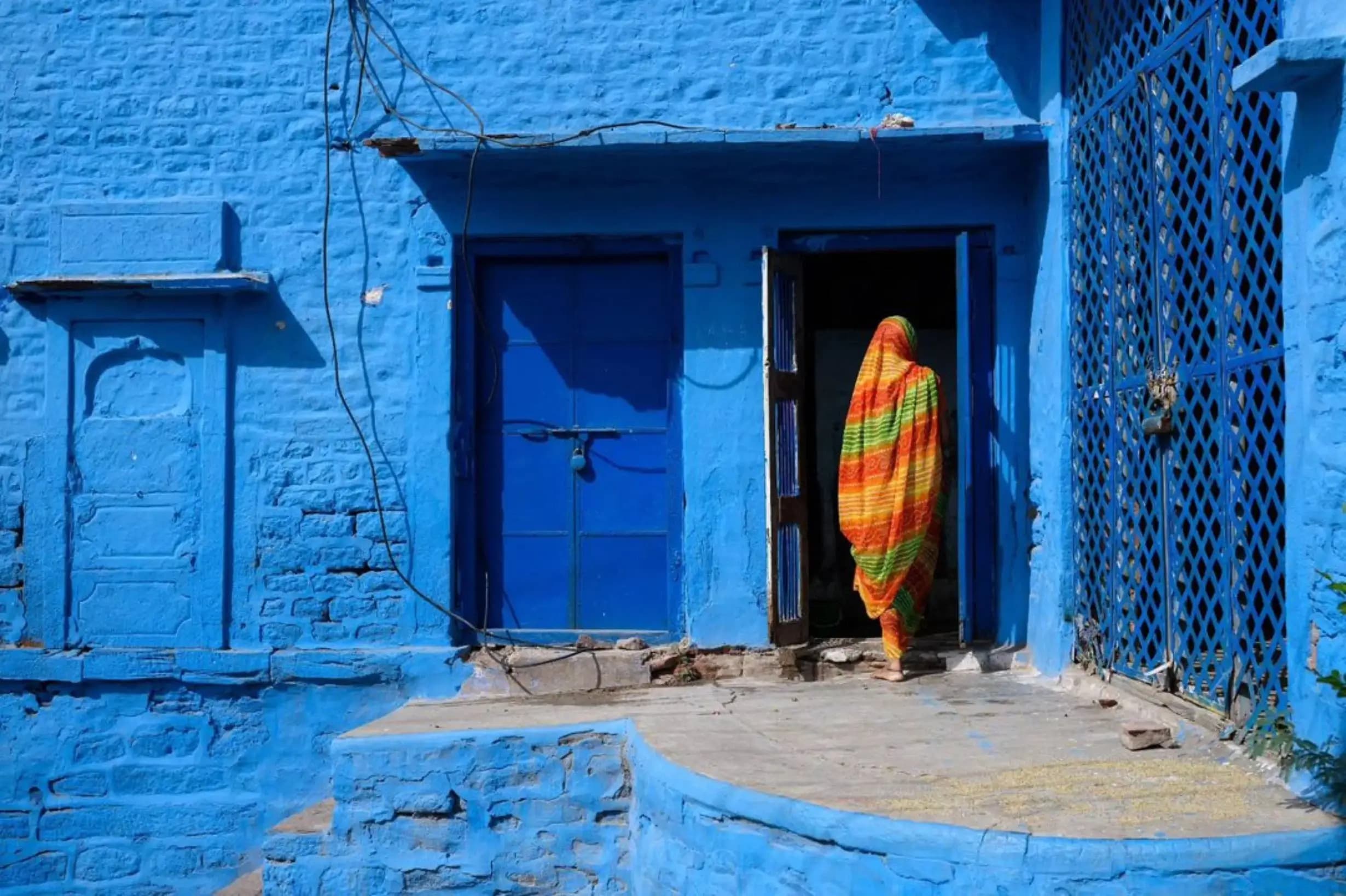 Jodhpur blue city skyline in Royal Rajasthan and Sacred Ganges Tour by India Heritage Travel