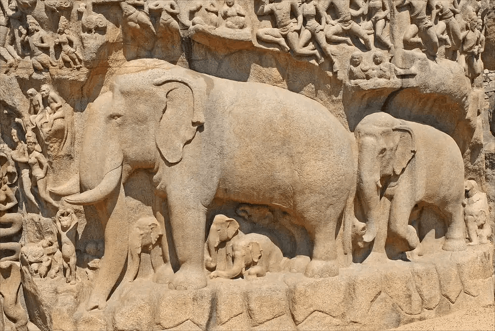 Mahabalipuram ancient monuments in South India Heritage Tour Package by India Heritage Travel
