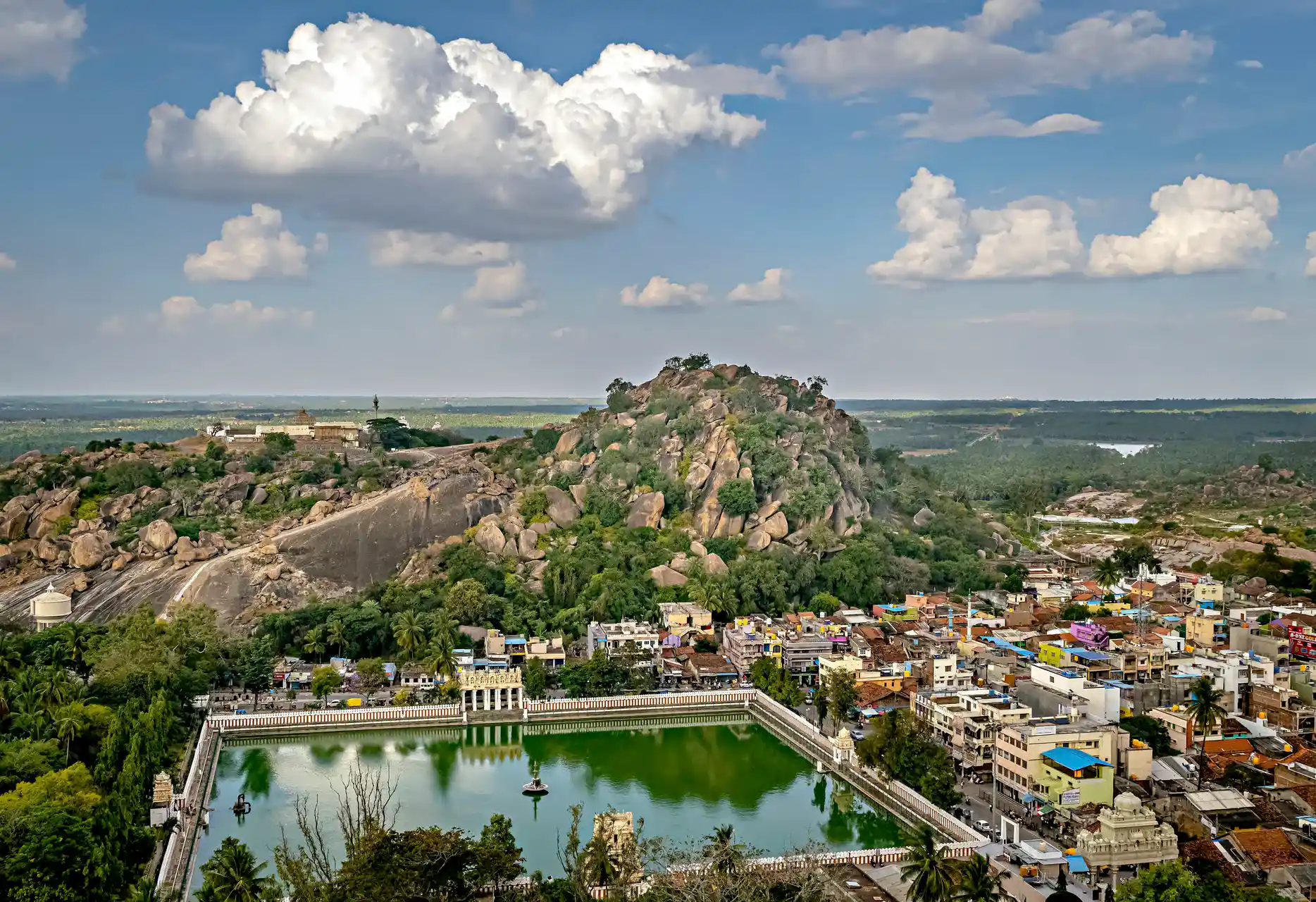 Hassan cityscape featured in Southern Splendors Culture and Nature Trail Tour by India Heritage Travel