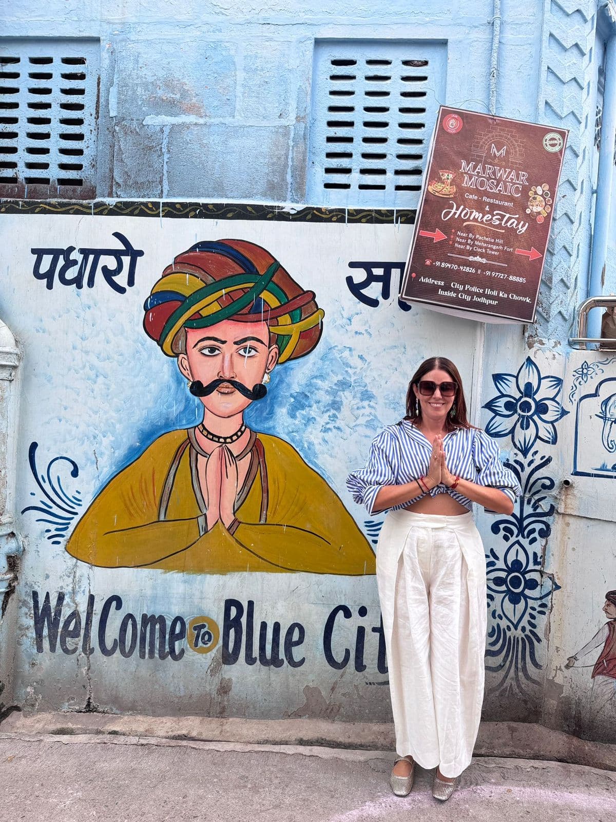 Cultural interaction with local women during a Rajasthan village experience