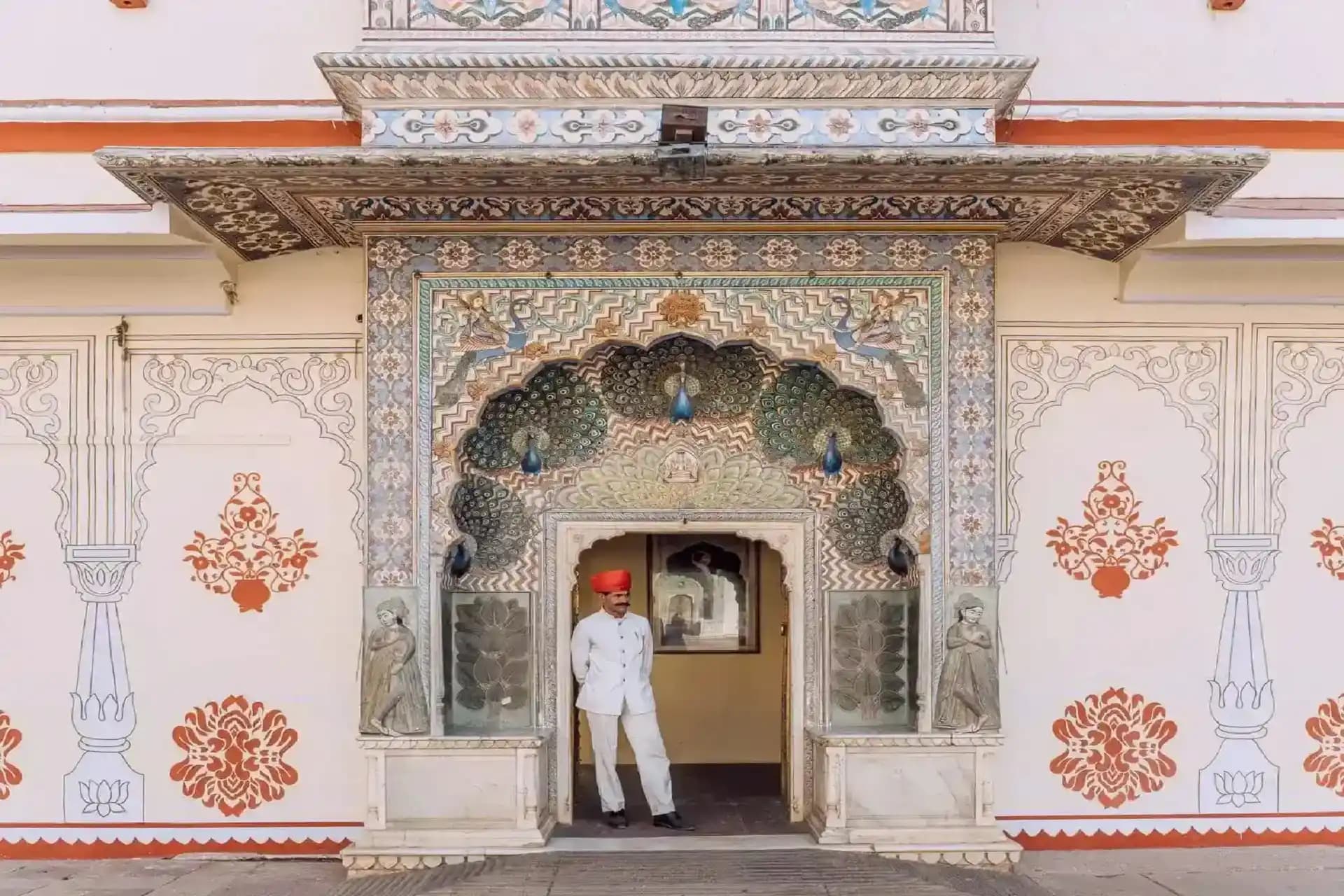 Historic landmarks and vibrant cityscape of Jaipur Rajasthan India