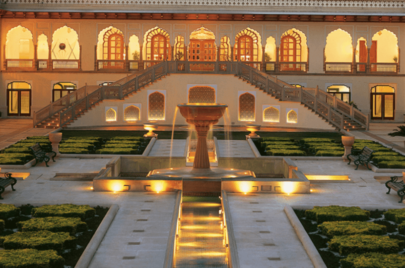 Luxury heritage stay at Rambagh Palace Jaipur Rajasthan India