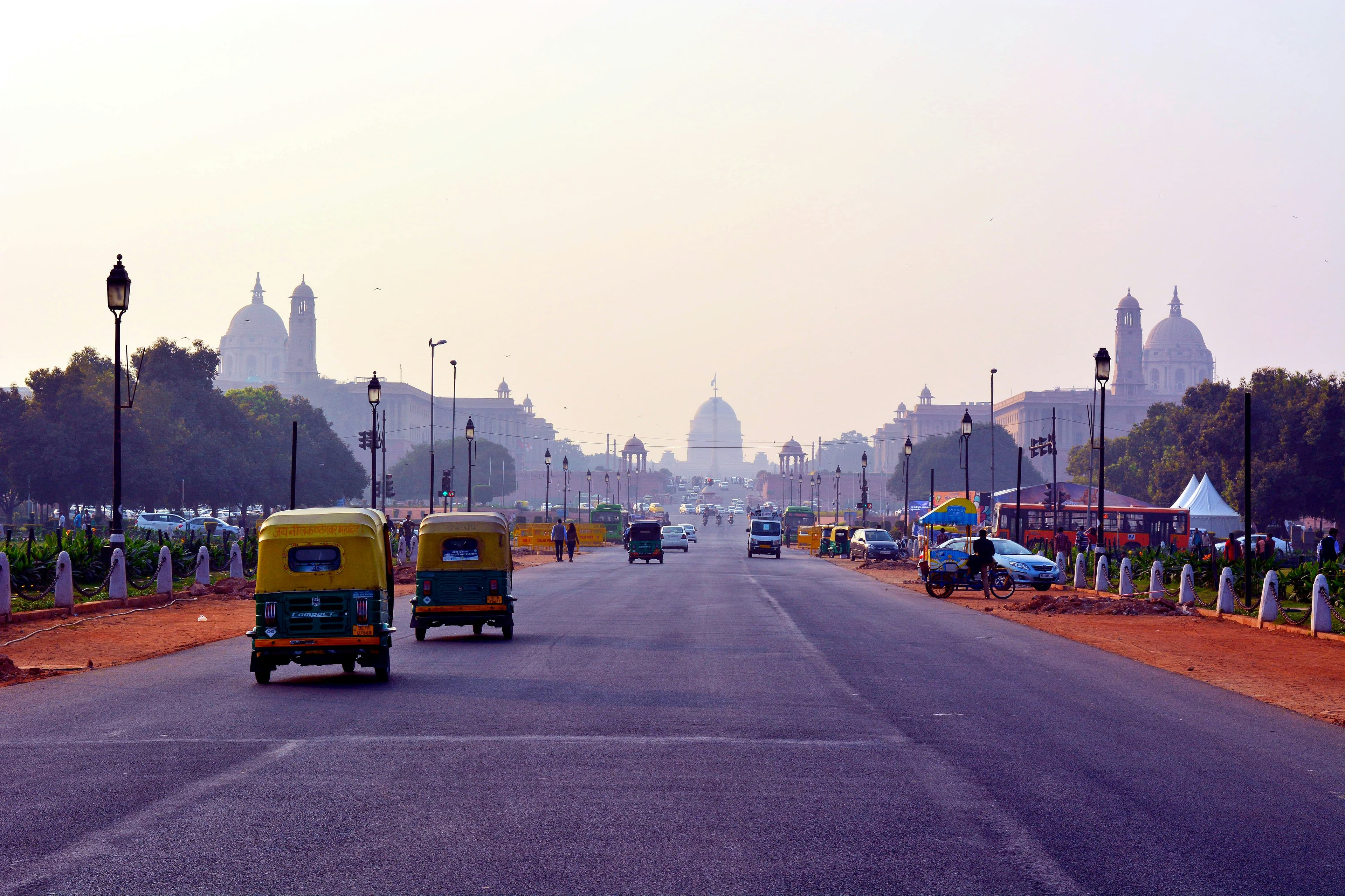 Historic landmarks cultural heritage and vibrant city life in Delhi India