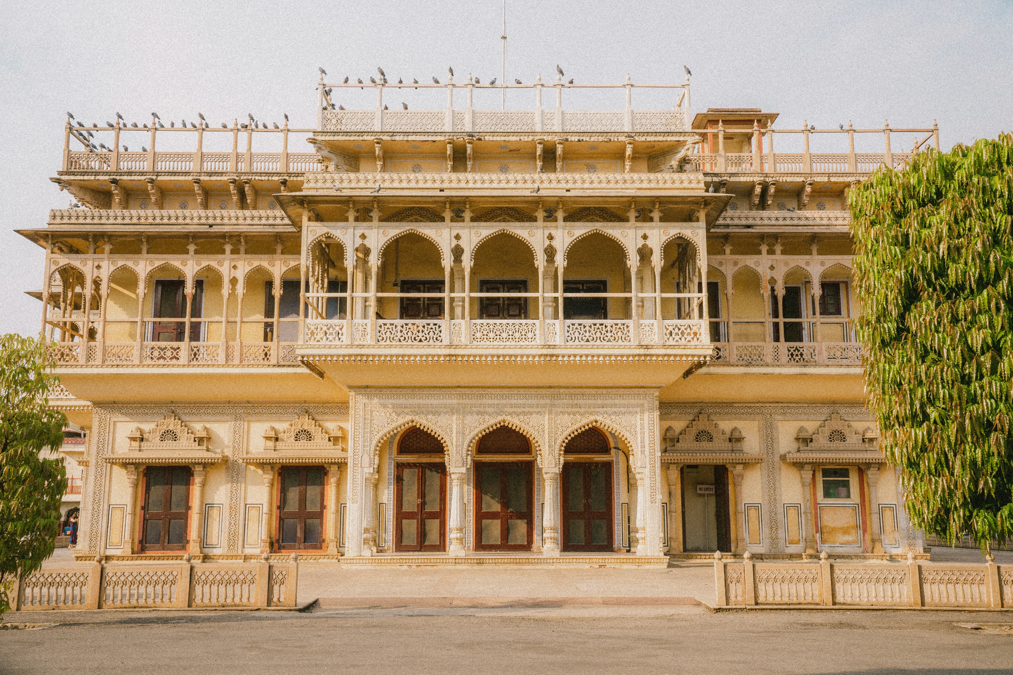 Historic City Palace Jaipur showcasing royal Rajasthani architecture