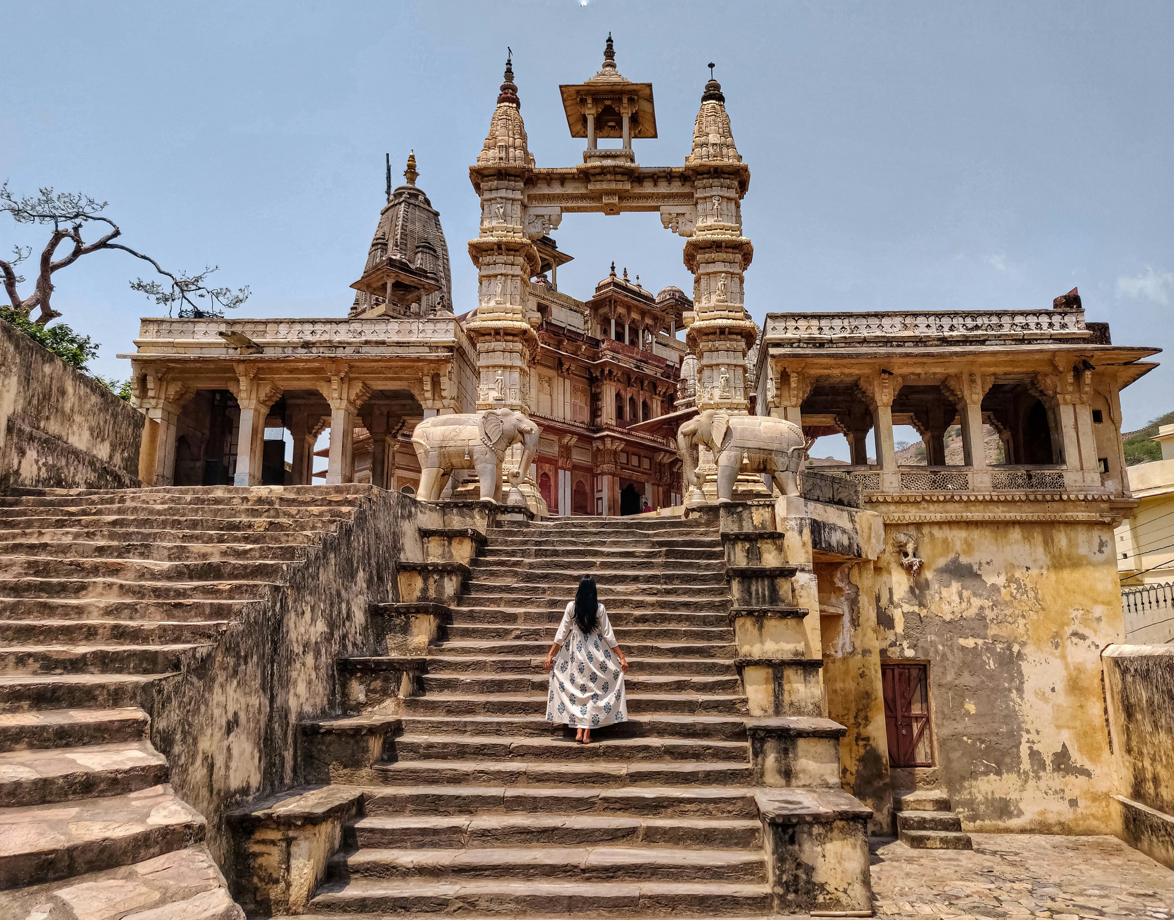 Gaitor Ki Chhatriyan Jaipur on an India Heritage Travel tour