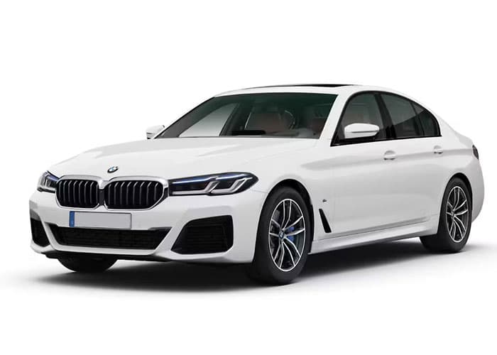 BMW 5 Series chauffeur driven luxury sedan for travel in India