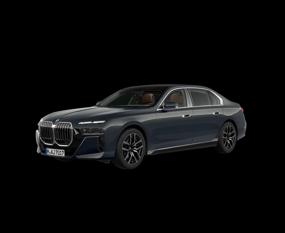 BMW 7 Series chauffeur driven luxury sedan for travel in India