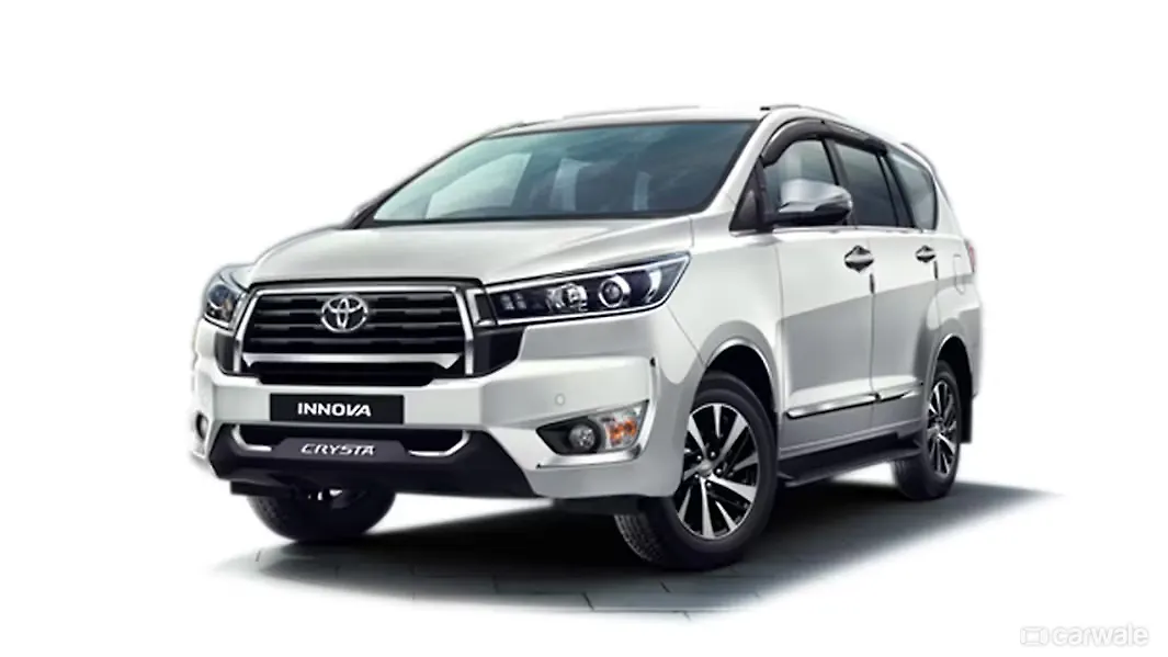 Toyota Innova Crysta family and group travel vehicle with chauffeur service in India