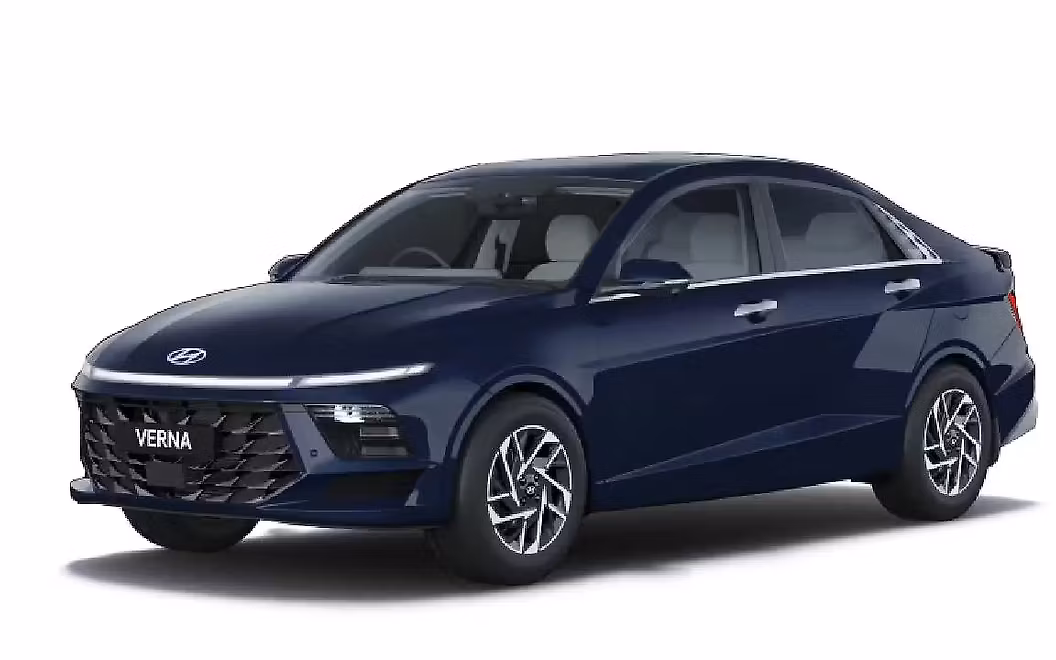 Hyundai Verna chauffeur driven luxury sedan for travel in India