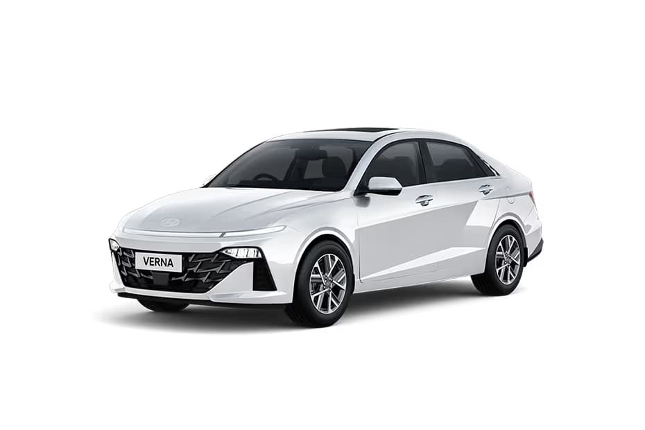 Hyundai Verna chauffeur driven luxury sedan for travel in India