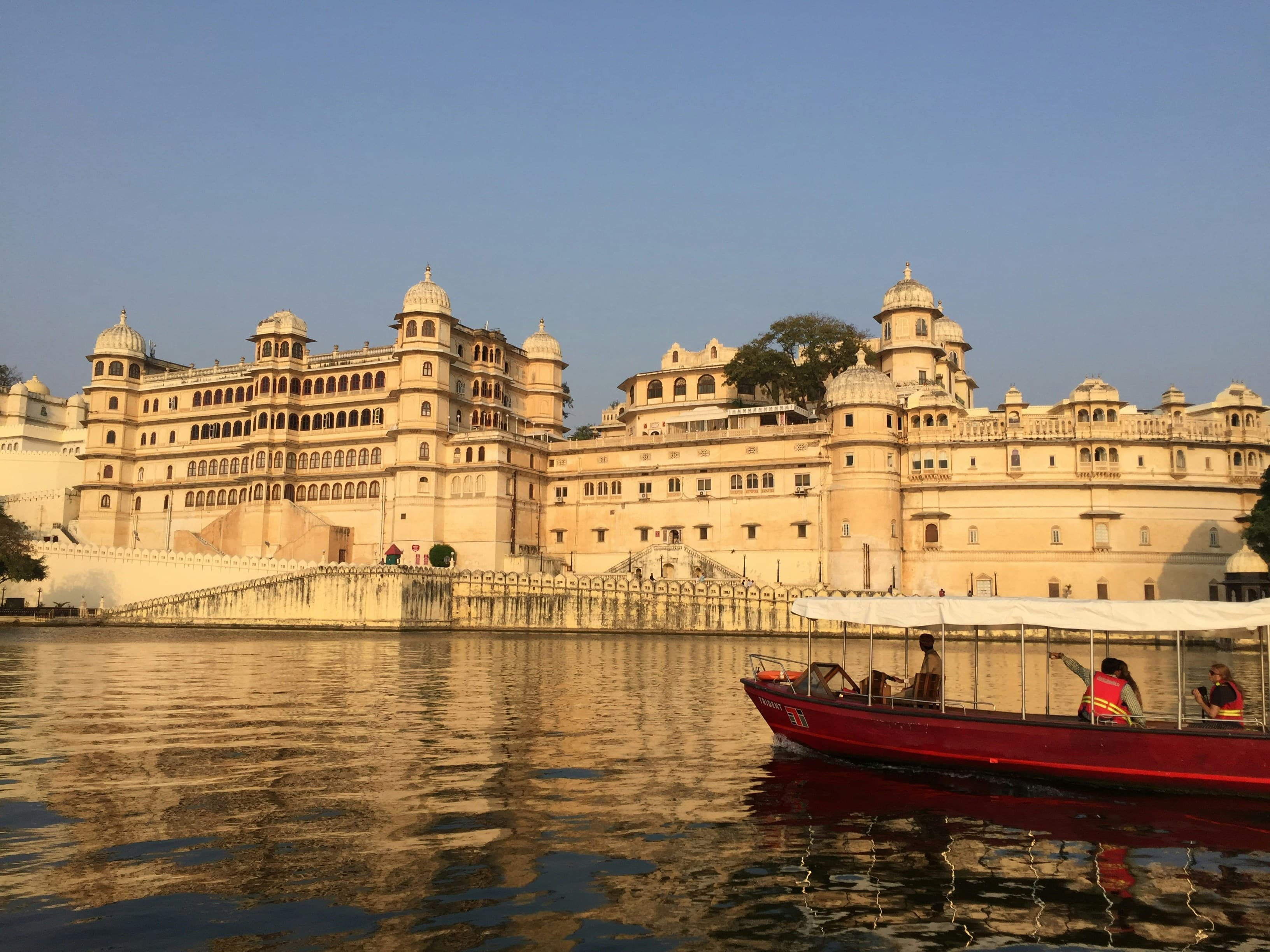 Udaipur City of Lakes - Lake Pichola boat ride with City Palace and Lake Palace views