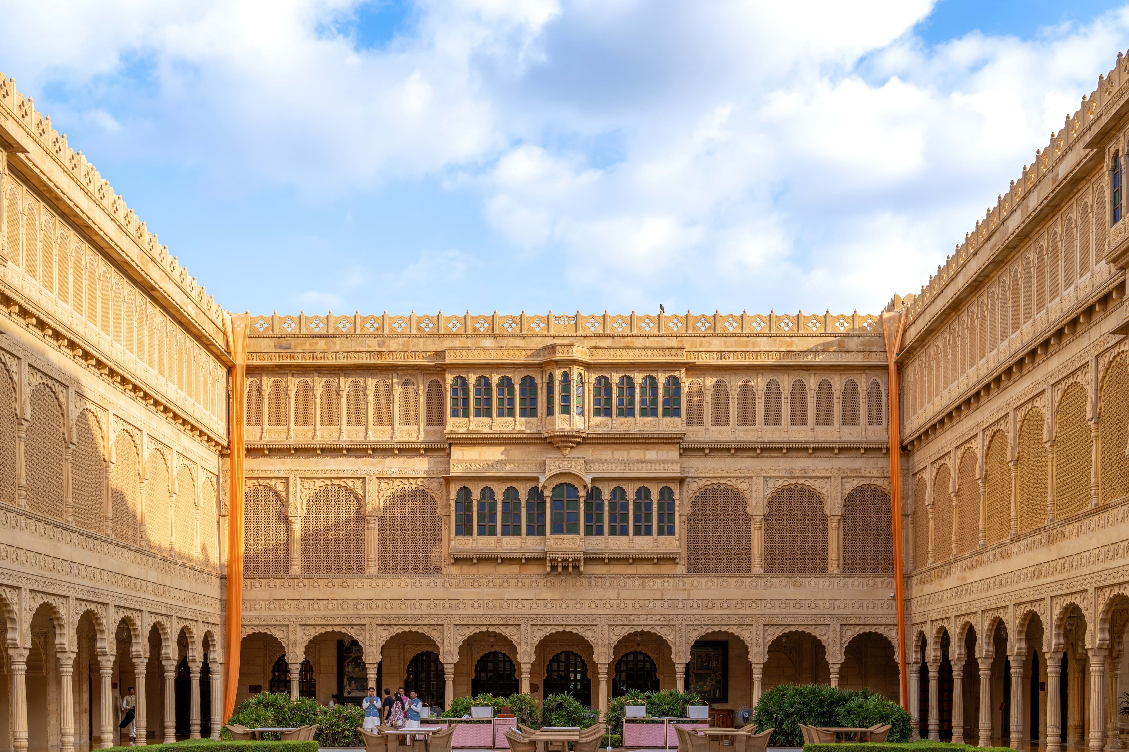 Jaisalmer architecture - Rajput sandstone forts and carved havelis