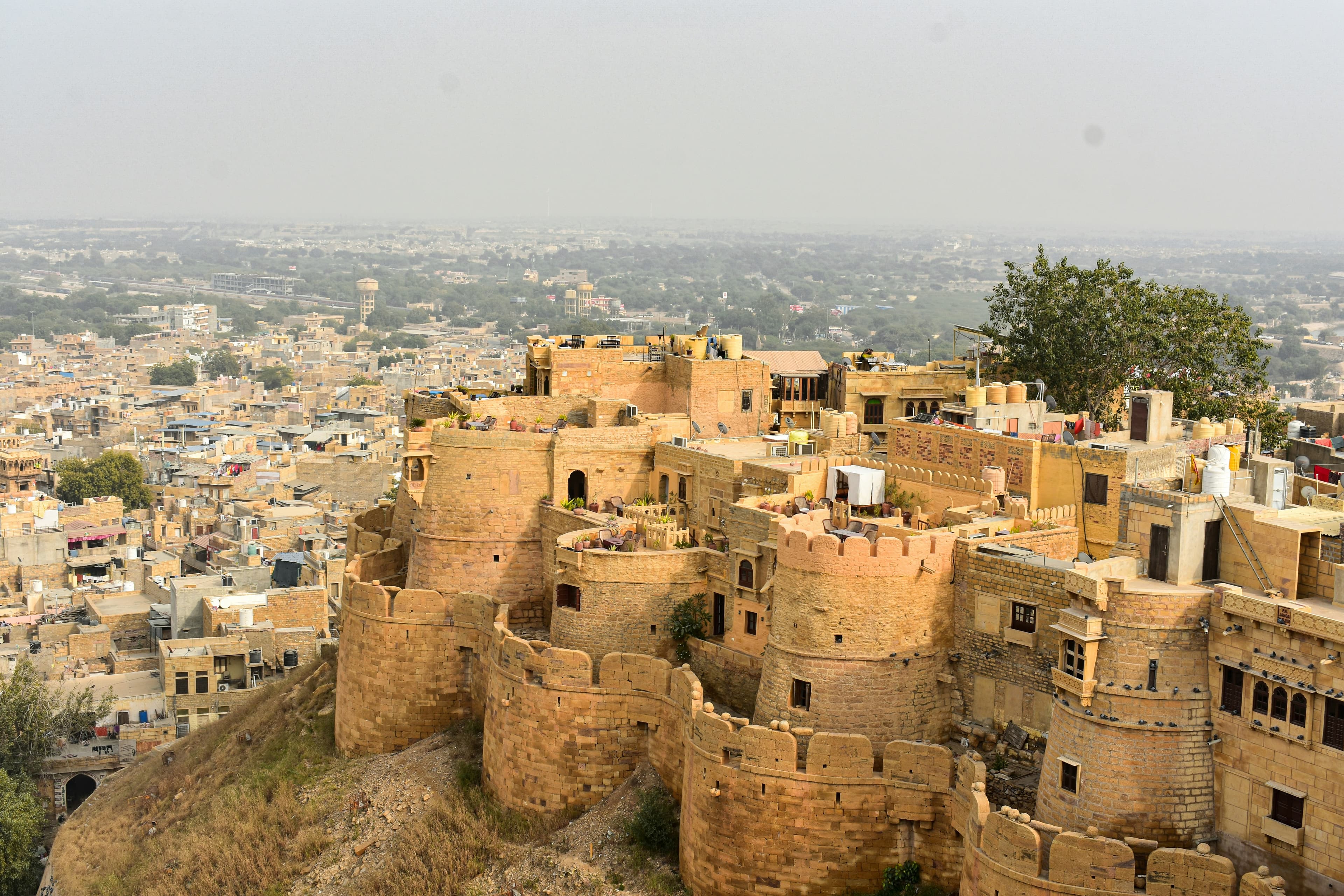 Jaisalmer Fort - heart of the Golden City with golden sandstone walls
