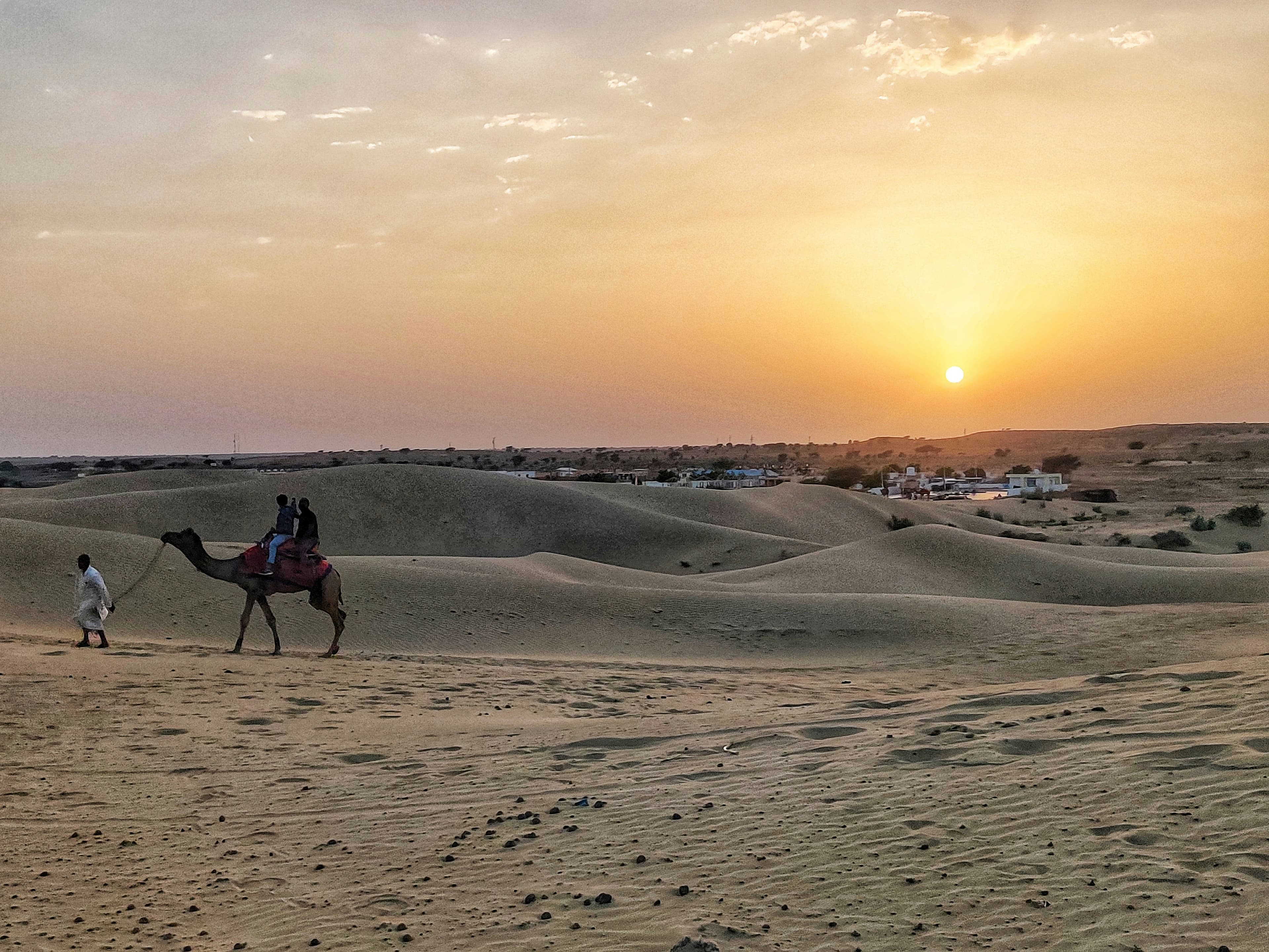 Sam Sand Dunes desert experience - camel safari and folk dance