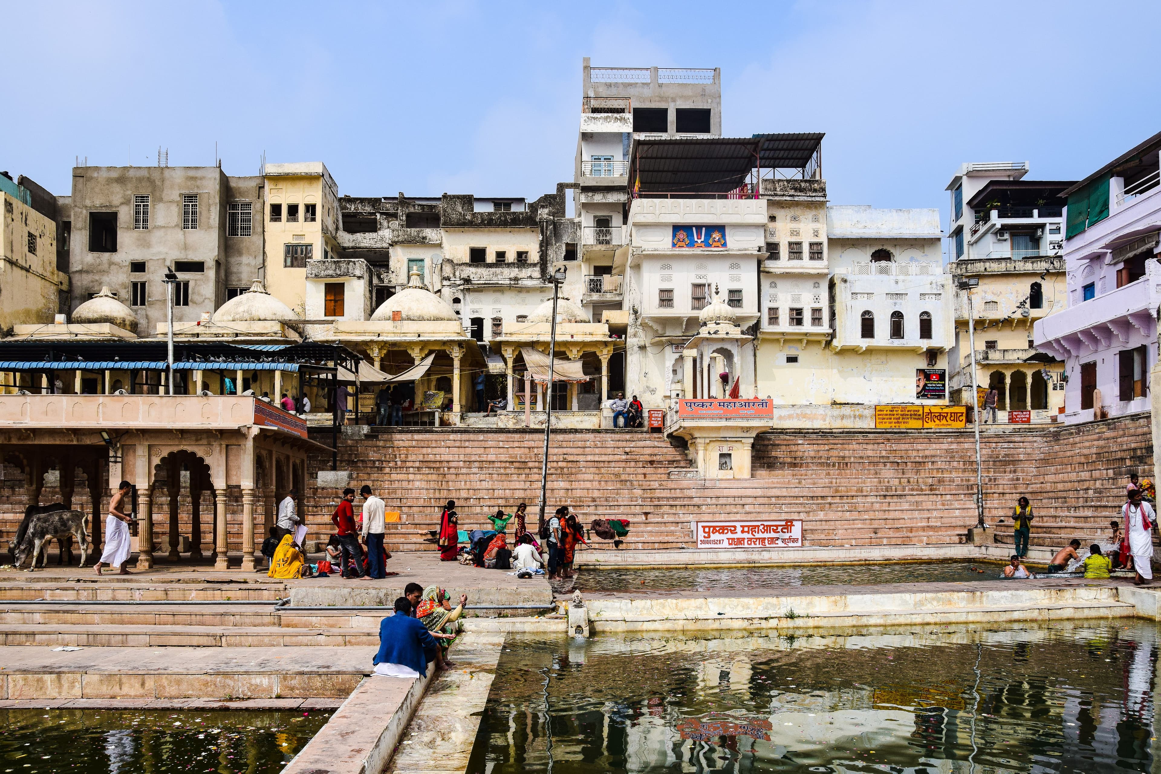 Architecture and cultural significance of Pushkar - temples ghats and heritage