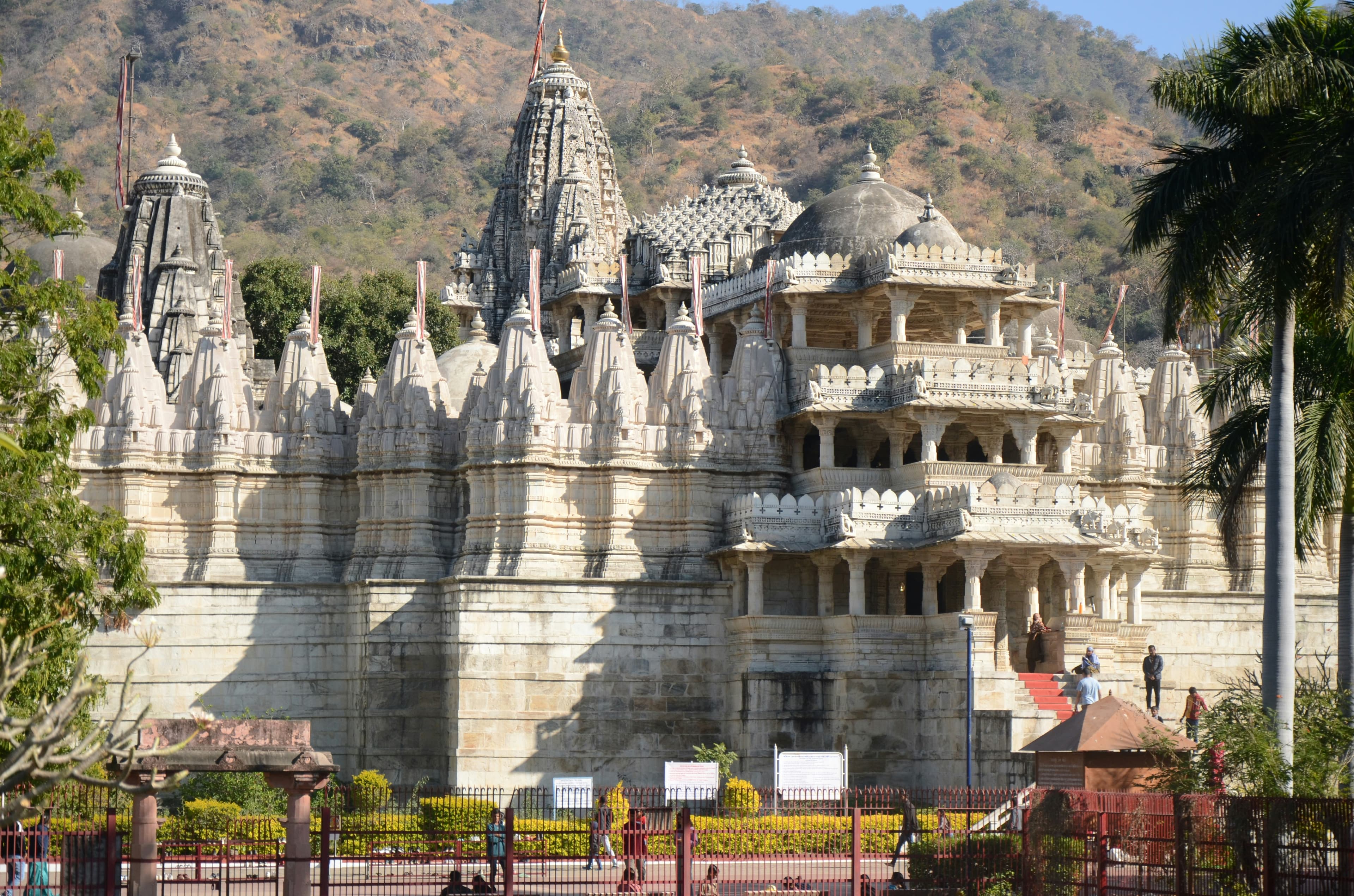 Ranakpur Jain Temple - marble temple in Aravalli hills with 1,444 carved pillars